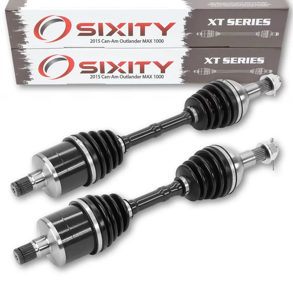 2 pc Sizeixity XT Rear Left Right Axle compatible with Can-Am Outlander MAX 1000 2015 - EFI 4X4