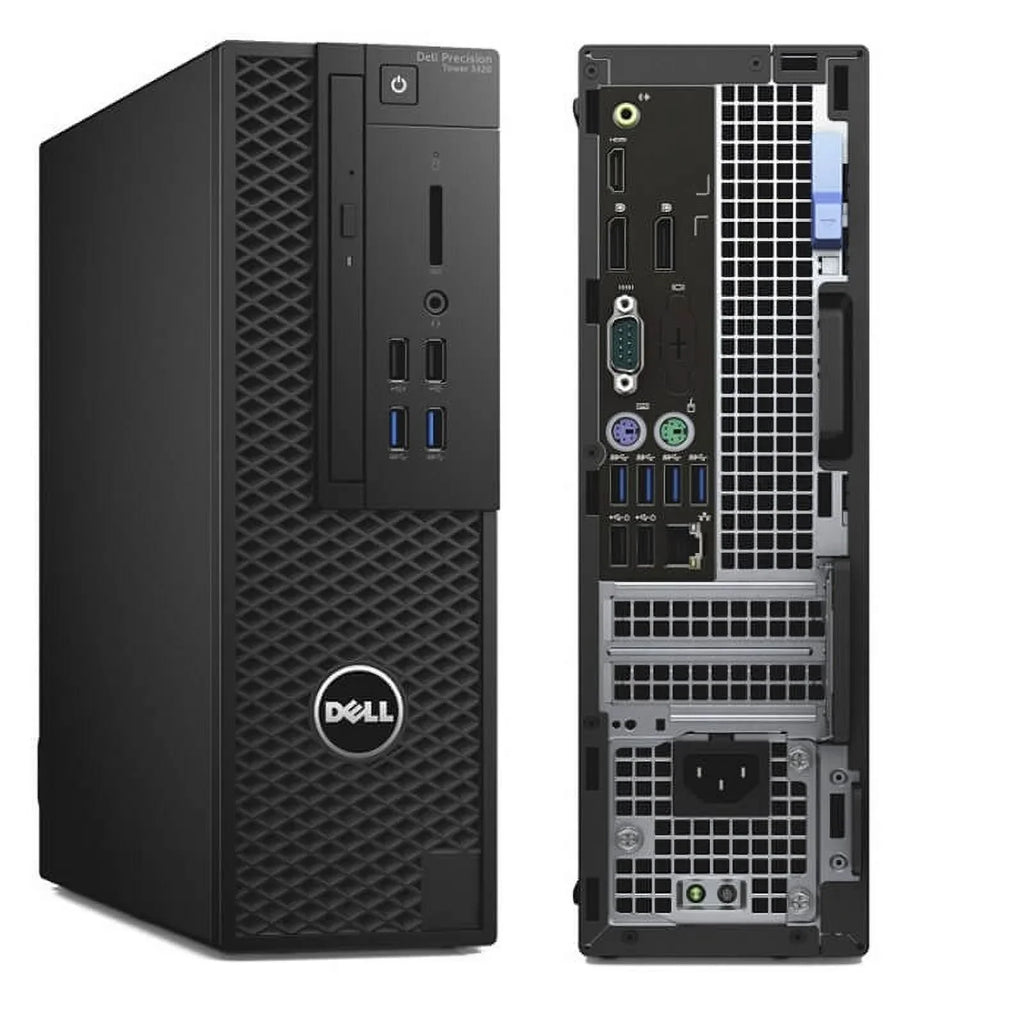 Used  Precision Tower 3420 Workstation i7-6700 4C 3.4Ghz 32GB 250GB NVMe K620 Win 10