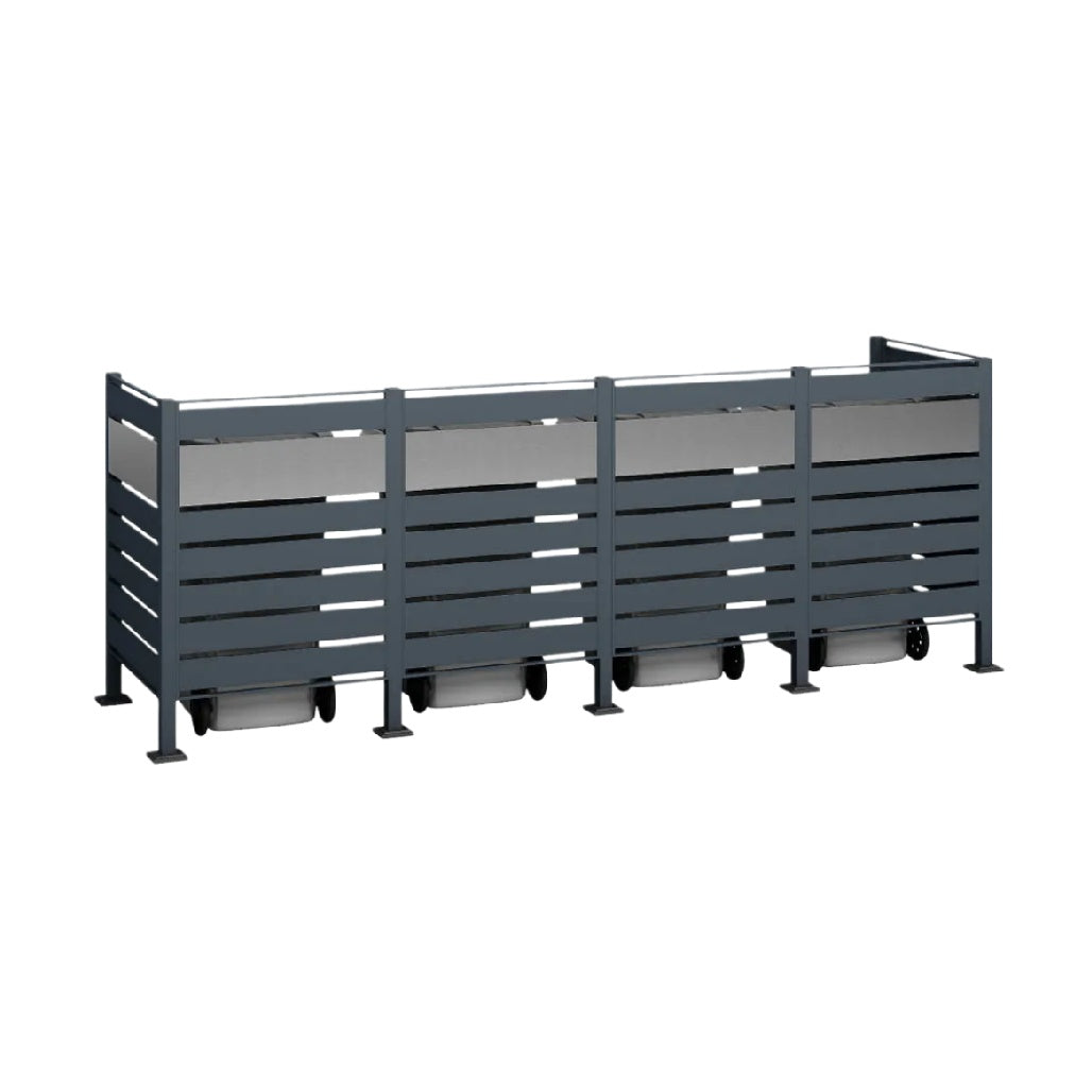 ガーデン用収納ボックス スチール製 - 120 x 40 x 90