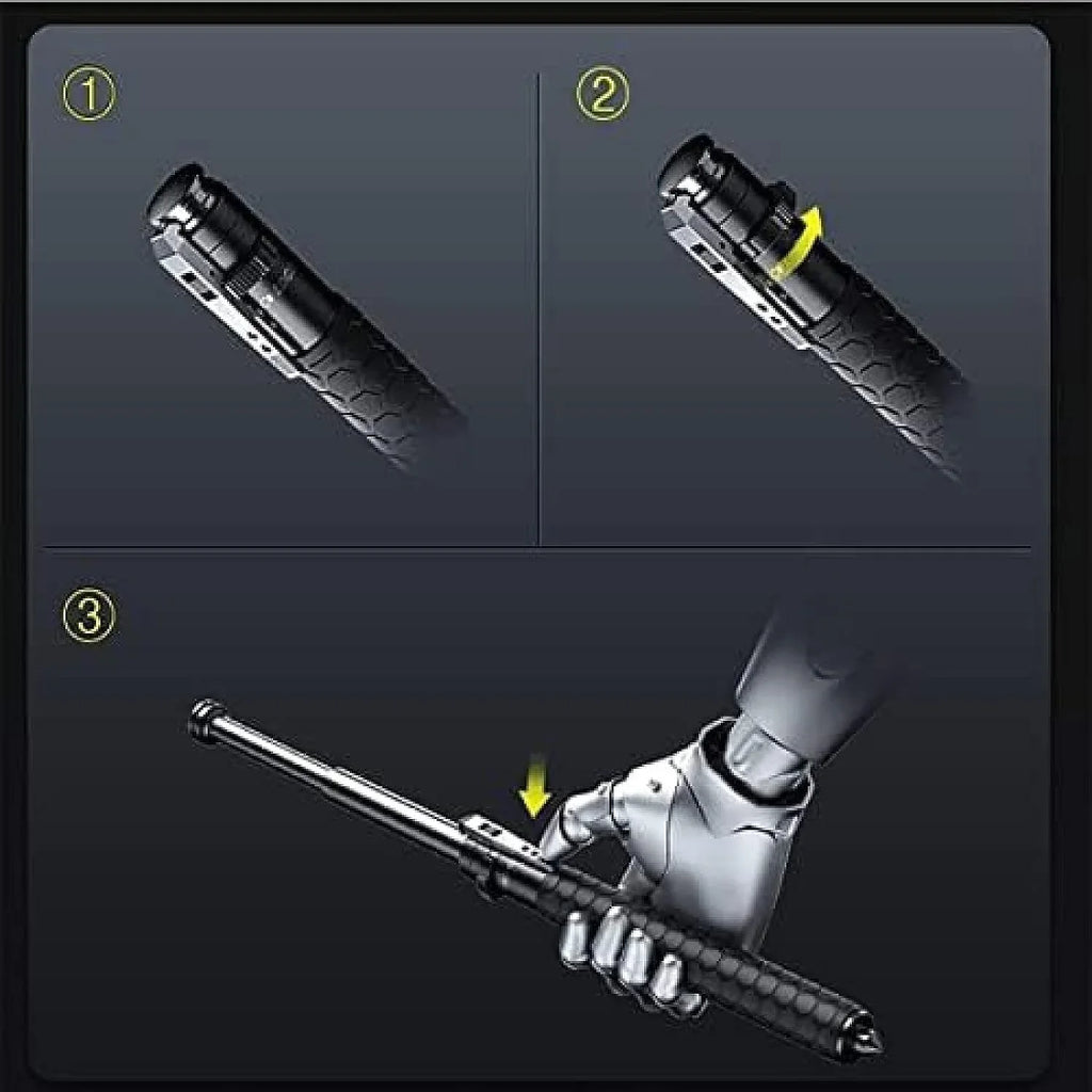 16 In Hiking Sizetick Walking Sizetaff, Jademall Outdoor Trekking Pole Collapsible Retractable Premium Multifunctional Tool