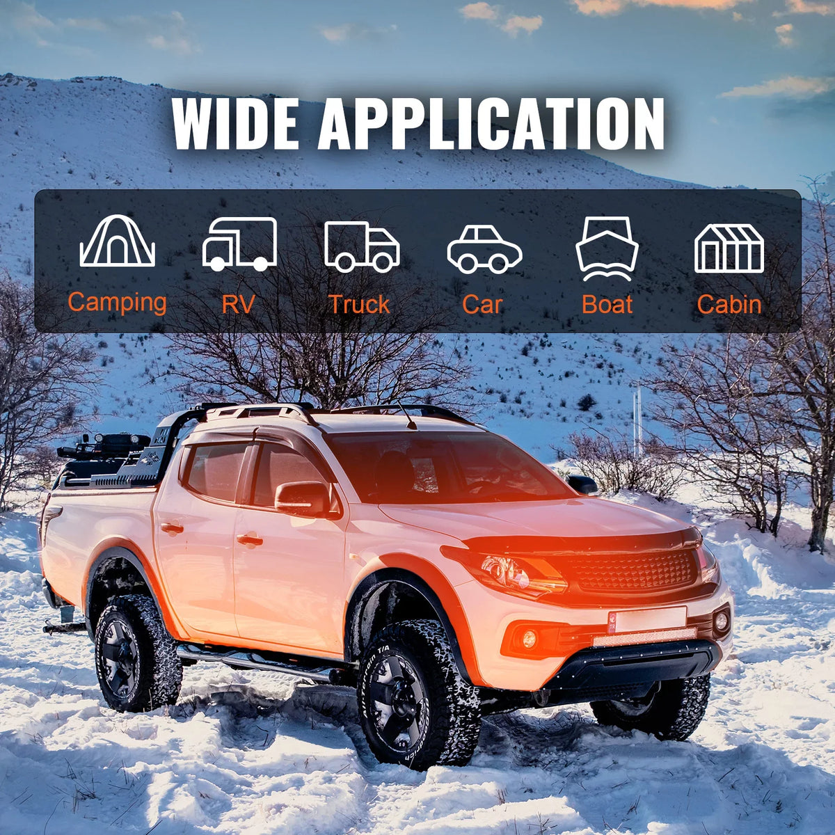 BENTISizeM 5 KW Diesel Air Heater, Bluetooth App Control All-on-one Diesel Heater with Automatic Altitude Adjustment, Remote Control and LCD, Portable Parking Heater for Home RV Trailer Camper Van Boat