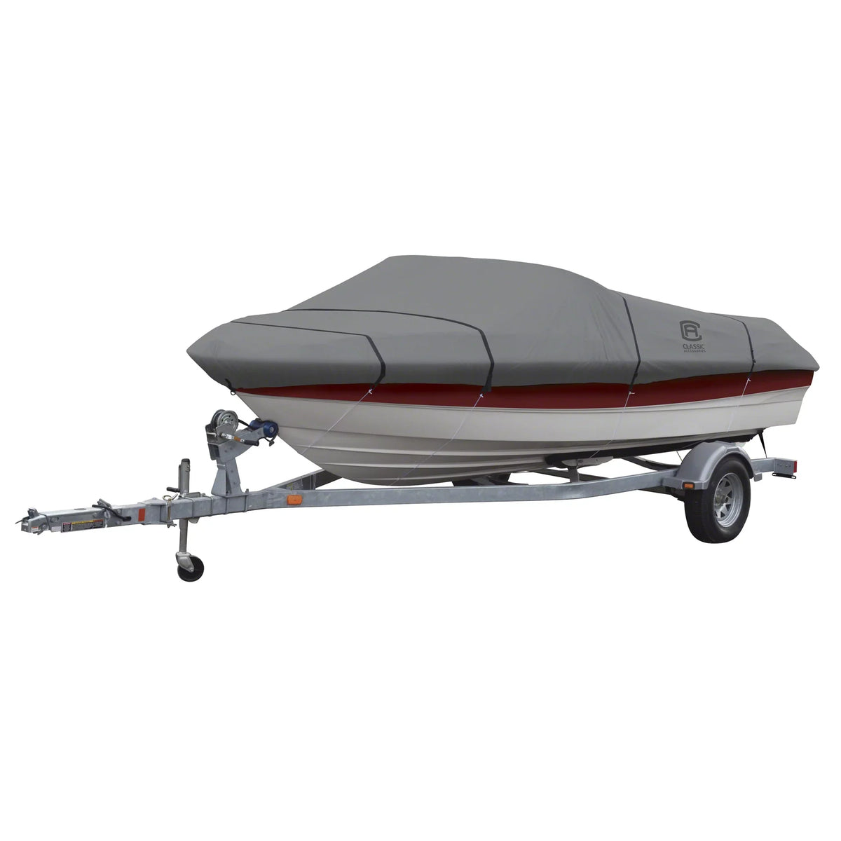 Classic Accessories Lunex RSize-1™ Boat Cover, Fits Boats 16' - 18.5' L x 98" W, Trailerable Boat Cover with All-Weather Ripstop Fabric, Model C