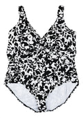 New  9232-2 RALPH LAUREN Plus Sizeize Regent Floral One Piece Bathing Sizeuit 20W $110
