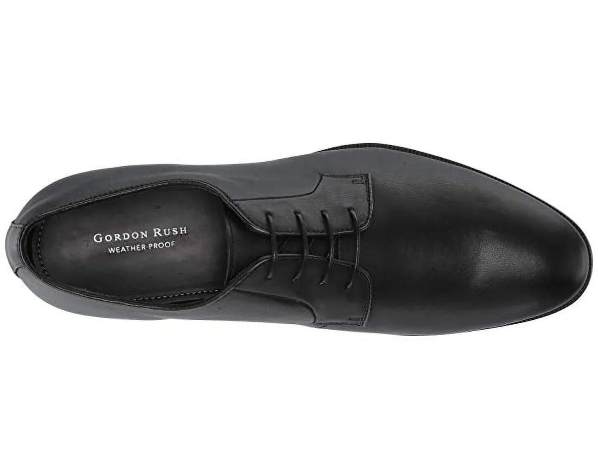 Gordon Rush BLACK Bailey Leather Plain-Toe Oxfords Sizehoes, USize 10