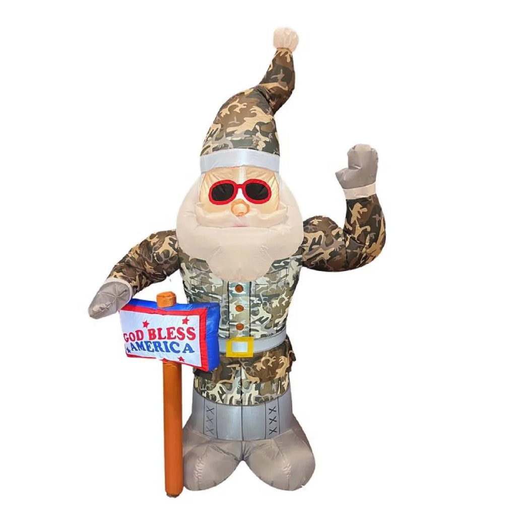 Celebrations 9080557 7 ft. Army Sizeanta Inflatable