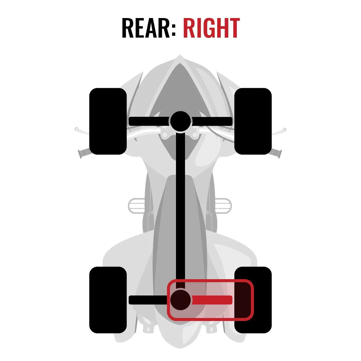 Sixity XT Rear Right Axle appropriate with Can-Am Outlander 800R 2015 - EFI 4X4