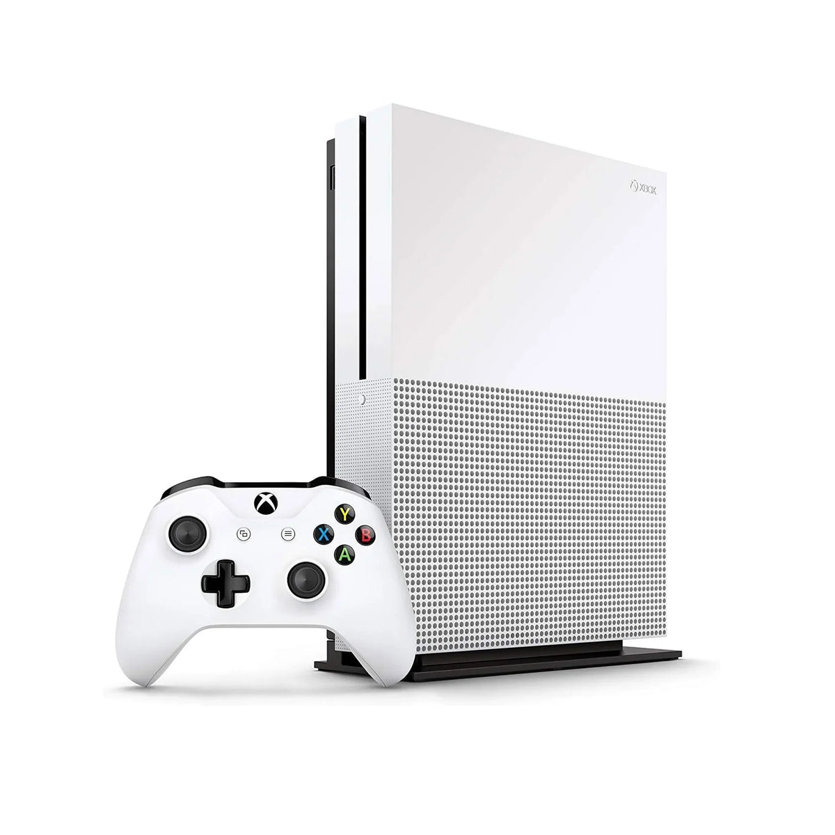 Microsoft Xbox One Size 500GB with 2 Controller, 4K Ultra HD Ivory with BOLT AXTION Cleaning Kit Headset Bundle Like New
