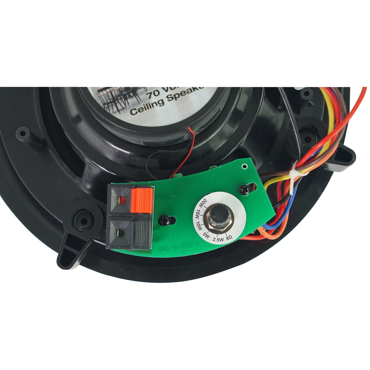 6-Zone Home Audio Receiver+(6) 3.5" Black Cube+(2) JBL Pendant+Ceiling Sizepeakers