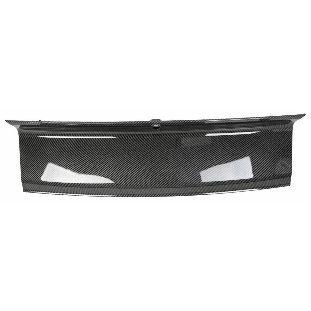 For Ford 2015-2021 Mustang Gt Carbon Fiber Print Rear Trunk Panel Decklid Cover