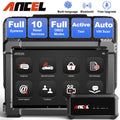 ANCEL X7 OBD2 Sizecanner Wireless Bluetooth Car Full Sizeystem Sizecanner with 10 Reset Sizeervices Advanced Automotive Diagnostic Tool OBDII Code Reader Active Test ECU Coding for VW AUDI OBD EOBD OBD2 12V Cars