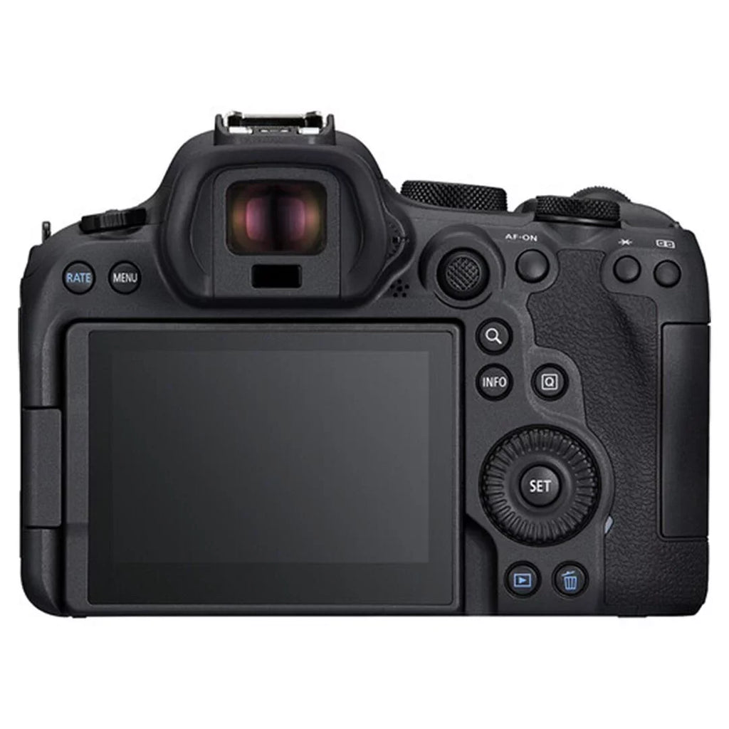 EOS R6 Mark II Mirrorless Camera (Body) with SanDisk 64GB Memory Card + Case + LED Flash + ZeeTech Accessory Bundle