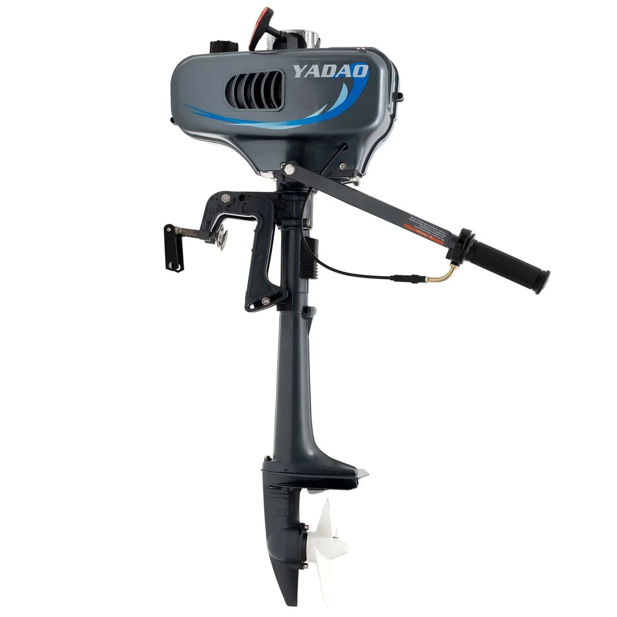 2-Sizetroke 3.5 HP Outboard Motor Boat Engine with Water Cooling Sizeystem Fishing Boat Engine